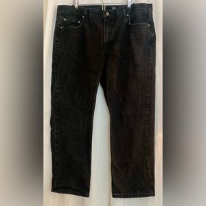 George Black Regular Cut Denim Jeans Size 38x29